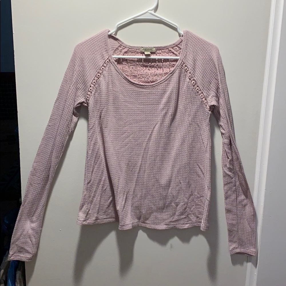 pink long sleeve
